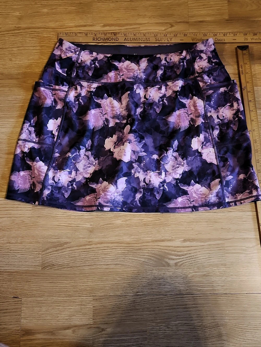 Skechers GO WALK Seascape Floral Skort Purple & Pink